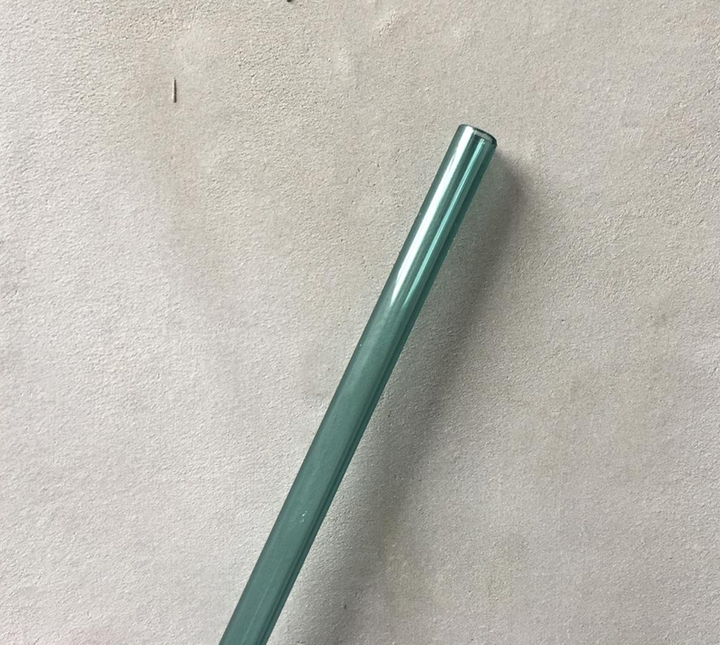 Green Glass Straw 8mm*180mm - Slowood