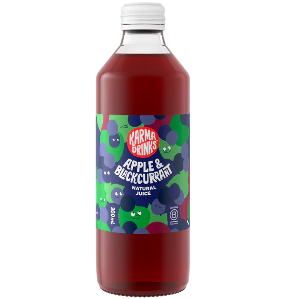 Blackcurrant and Apple Juice 300ml - Slowood