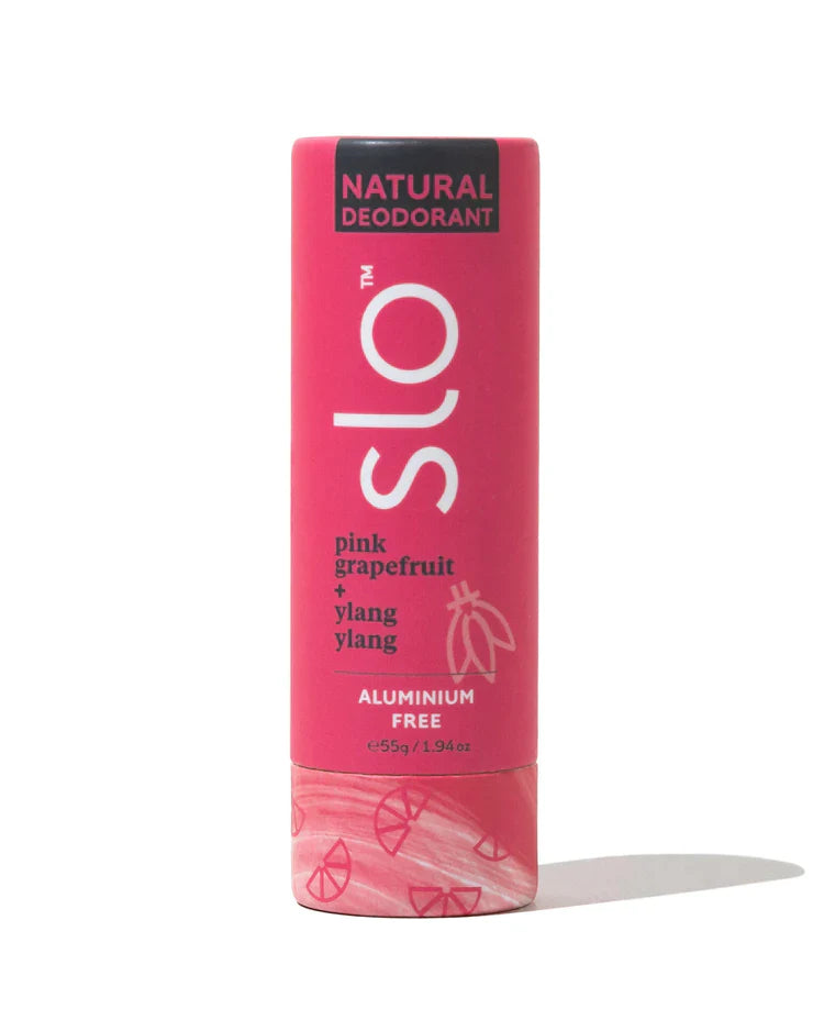 Natural Deodorant - Pink Grapefruit + Ylang Ylang - Slowood