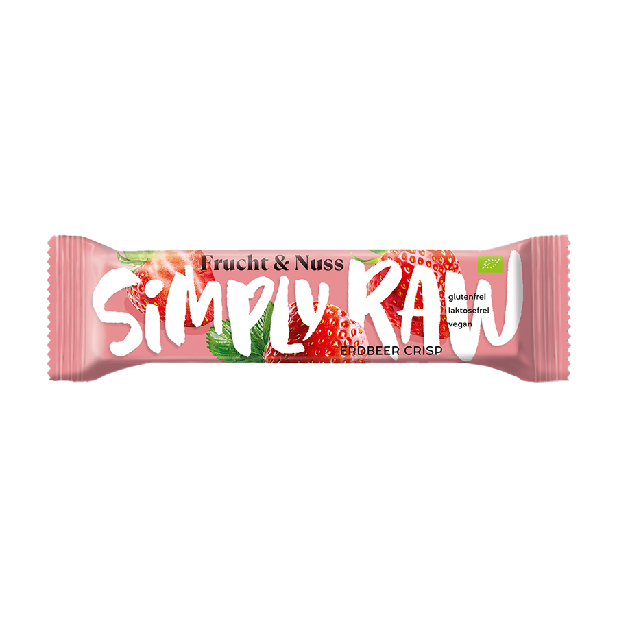 Raw Bar Strawberry Crisp Vegan Gluten Free - Slowood