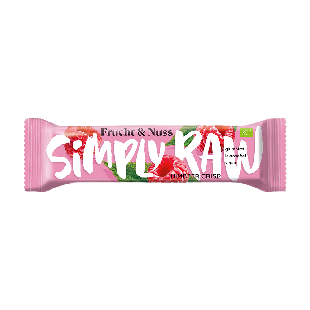 Raw Bar Raspberry Crisp - Vegan Gluten Free - Slowood