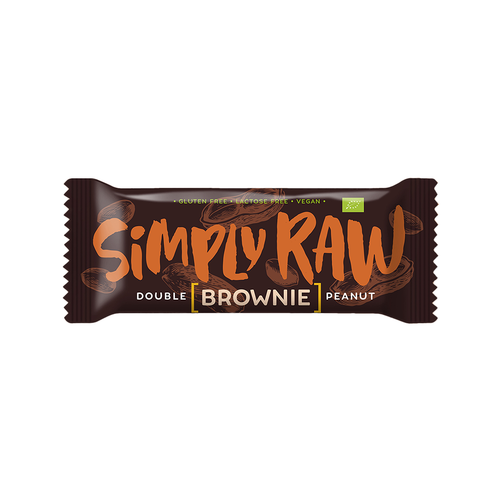 Brownie Double Peanut - Vegan Gluten Free - Slowood