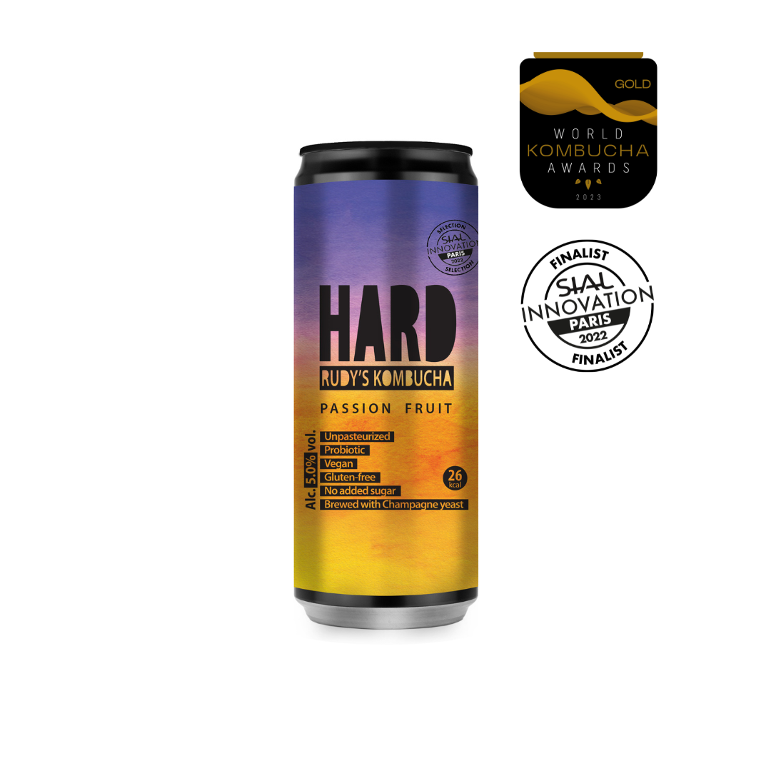Rudy's Kombucha Passion Fruit 5% vol. - Slowood