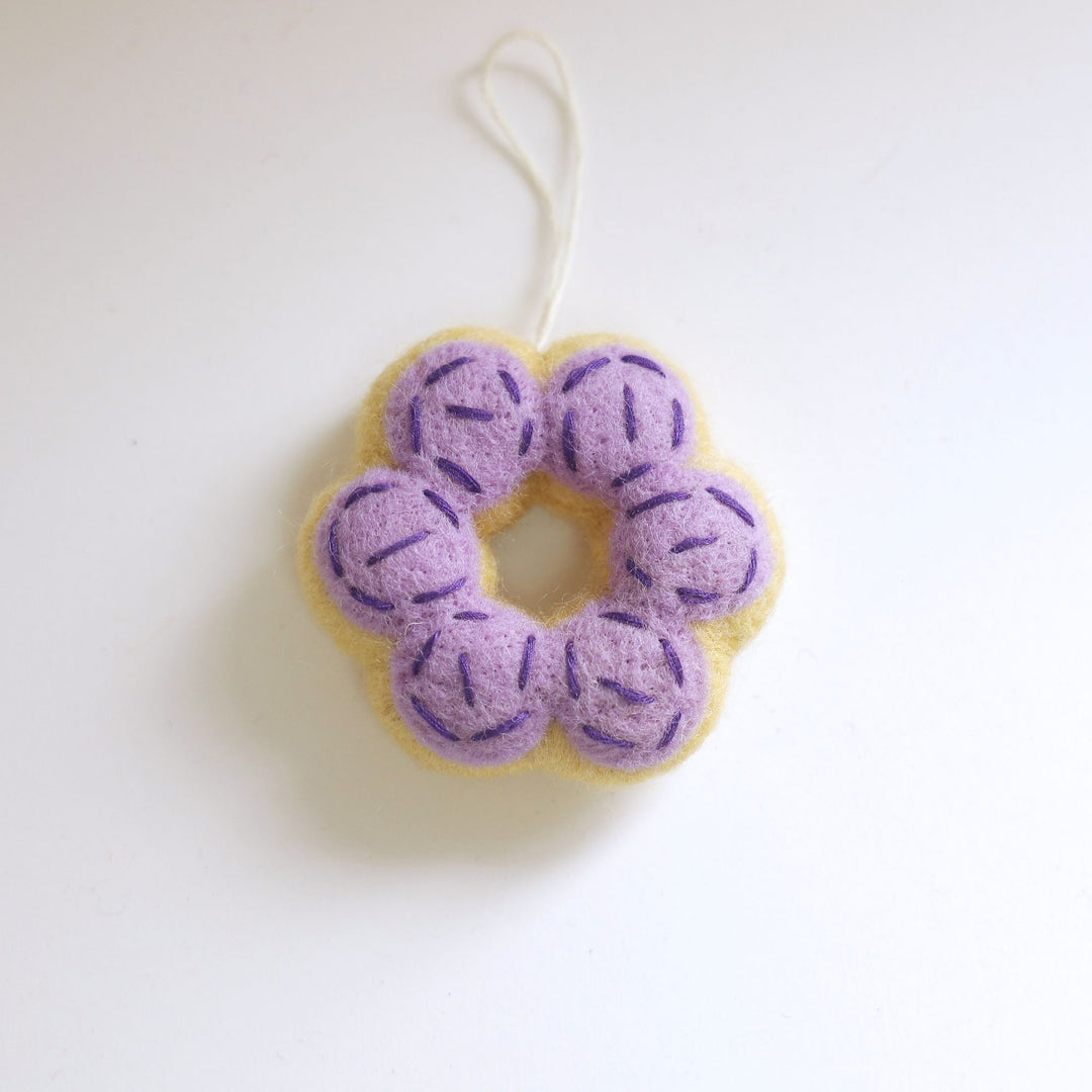 Donut Ornament Purple - Slowood