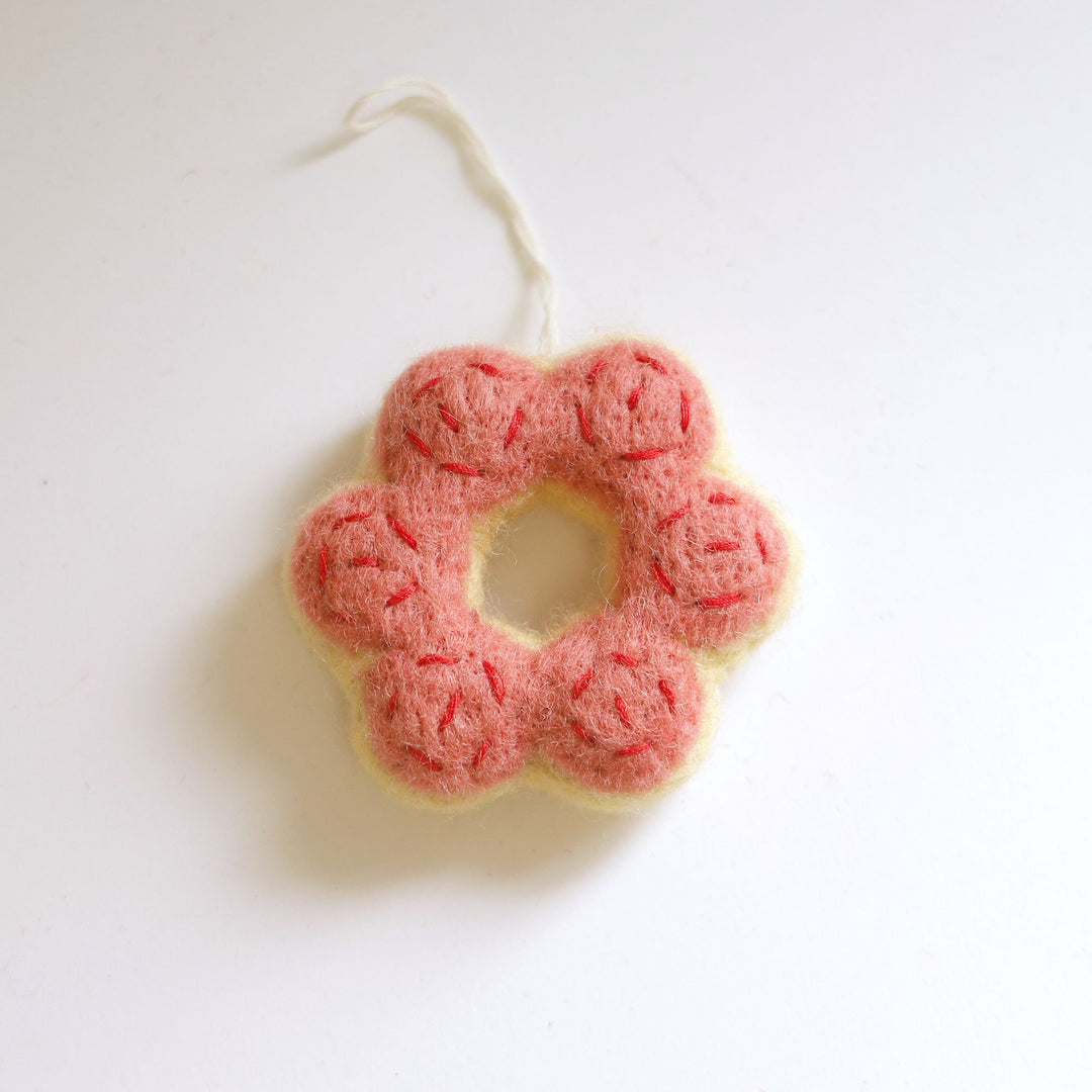 Donut Ornament Pink - Slowood