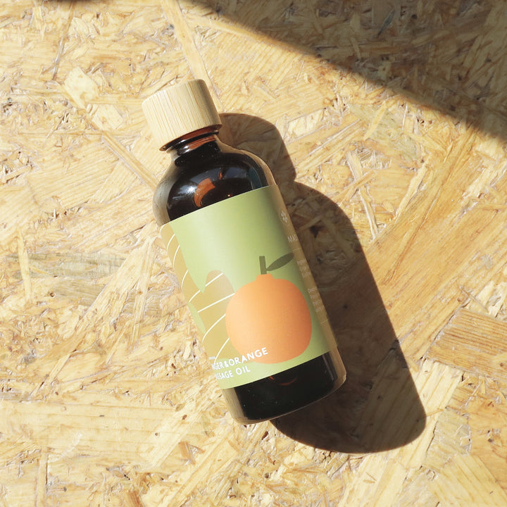 Ginger & Orange Massage Oil 100ml - Slowood