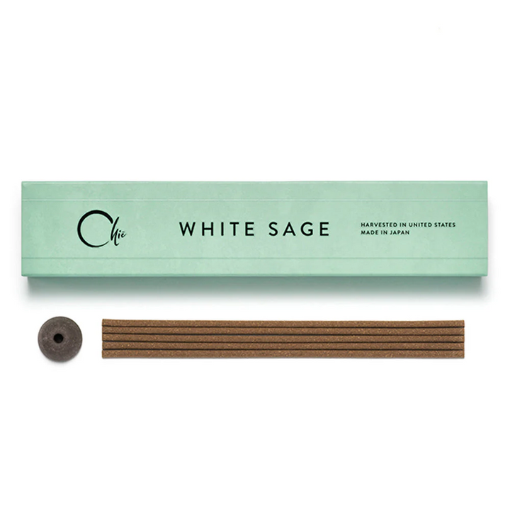 White Sage Incense (30 sticks with holder) - Slowood