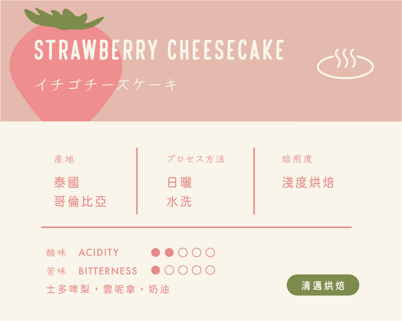 Coffee Drip Bag - Strawberry Cheesecake - Slowood