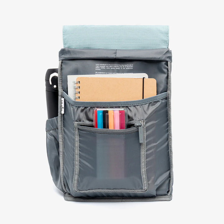 Recycled Scout Mini Backpack - Sky Blue - Slowood