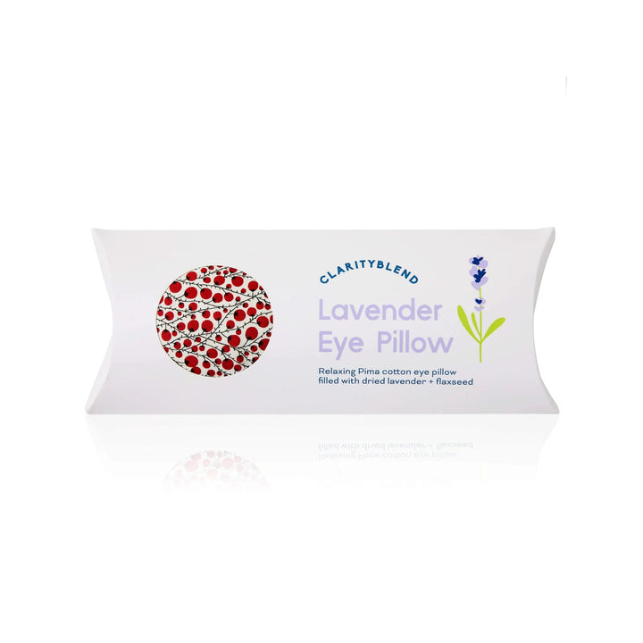 Lavender Relaxation Eye Pillow - Red Berry Pattern - Slowood