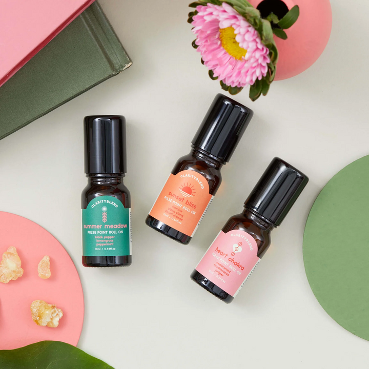 Happiness Boost Aromatherapy Roll On Collection Set (3 x 10ml) - Slowood