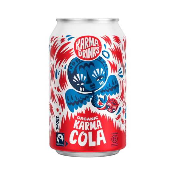 Organic Karma Cola Can 330ml - Slowood