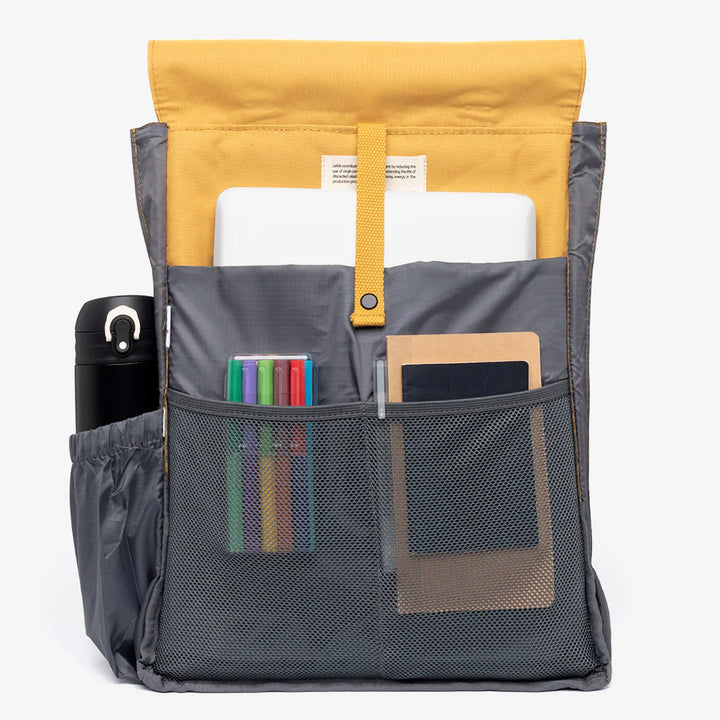 Recycled Handy Backpack - Mustard