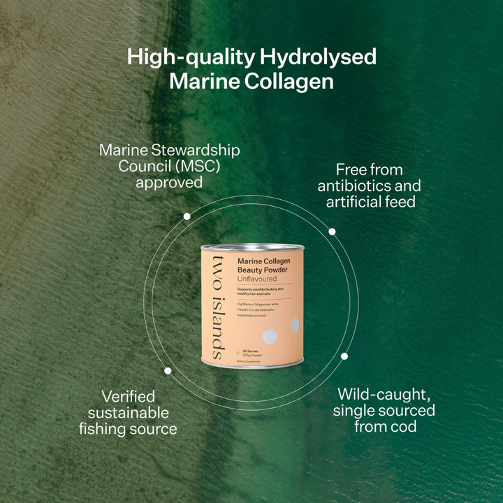 Marine Collagen Beauty Powder - Vanilla - Slowood