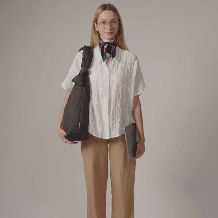 Biwa Puffy Bag - Black - Slowood