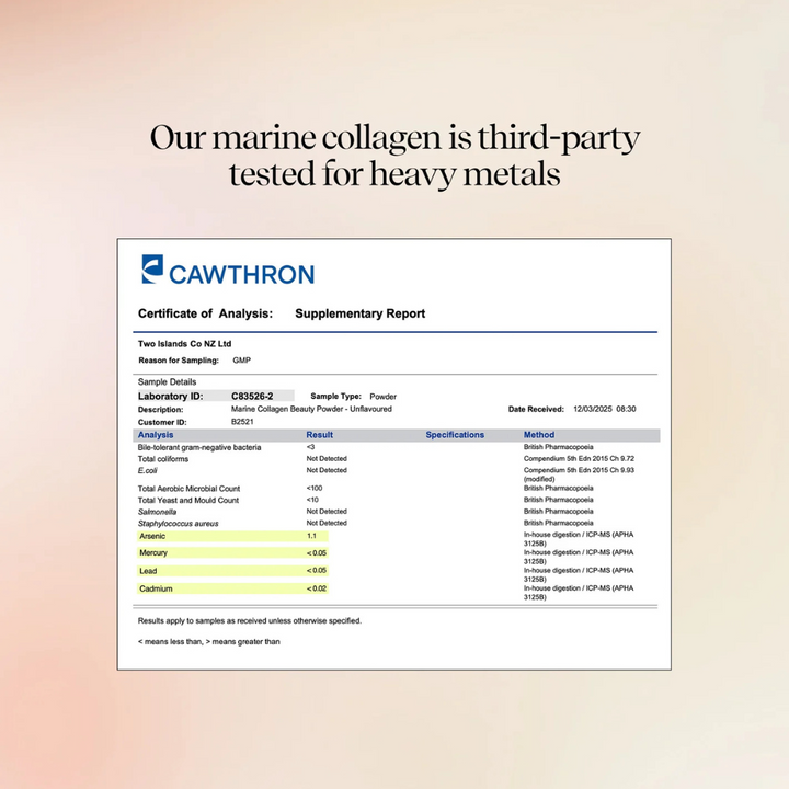 Marine Collagen Beauty Powder - Vanilla - Slowood