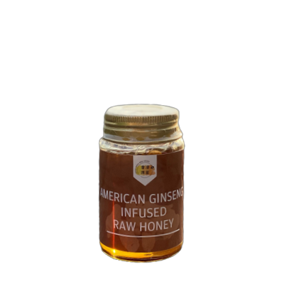 Ginseng Infused Raw Honey 150ml - Slowood