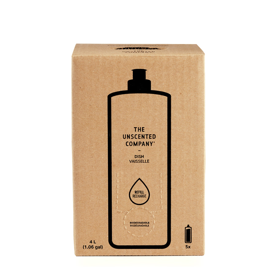 U01 - Unscented Dish Soap Refill Box - Slowood