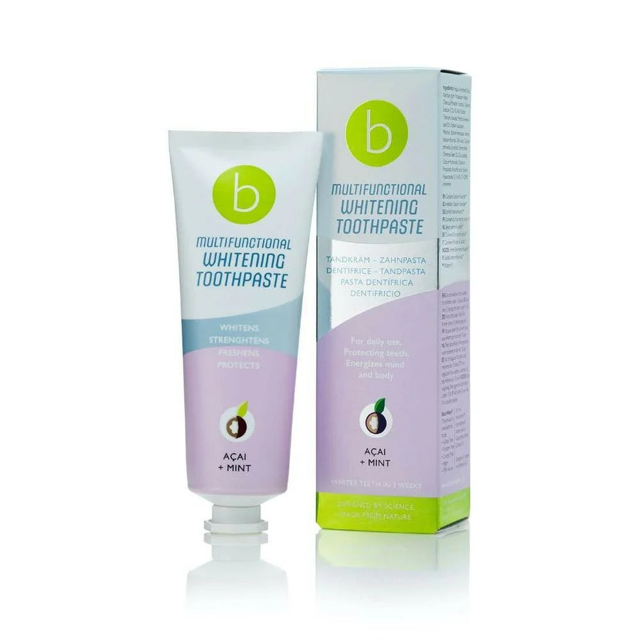 Multifunctional Whitening Toothpaste - Acai & Mint 75 ml - Slowood