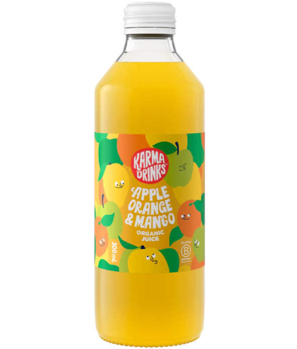 Organic Mango, Orange & Apple Juice 300ml - Slowood
