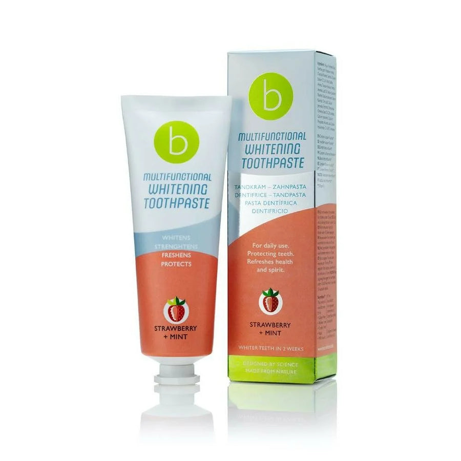 Multifunctional Whitening Toothpaste Strawberry & Mint 75 ml - Slowood