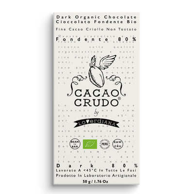 Organic Dark 80% Chocolate Bar 50g - Slowood