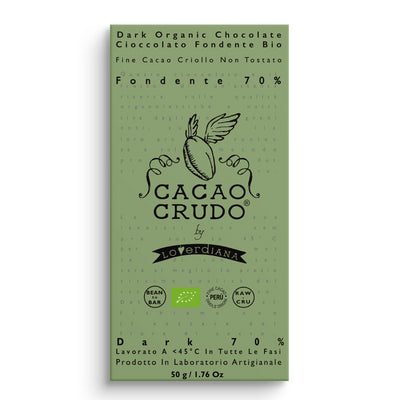 Organic Dark 70% Chocolate Bar 50g - Slowood