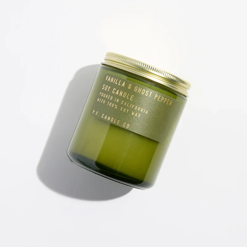 Vanilla & Ghost Pepper Soy Candle - Slowood