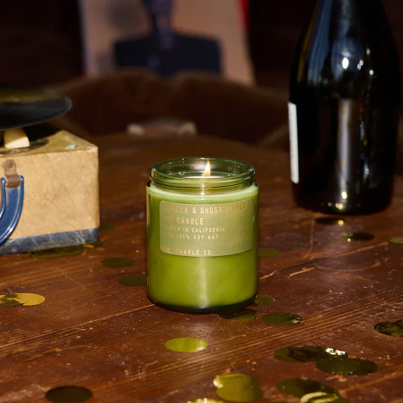 Vanilla & Ghost Pepper Soy Candle - Slowood