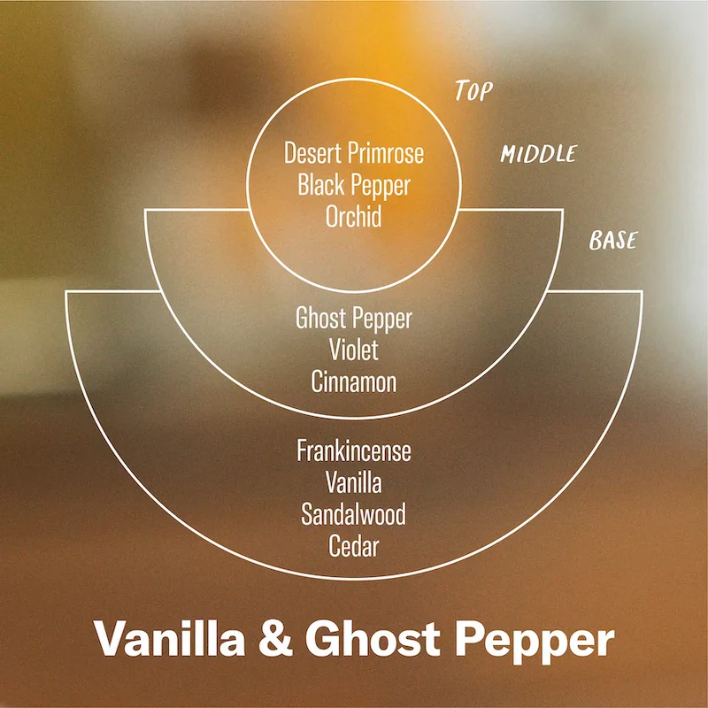 Vanilla & Ghost Pepper Soy Candle - Slowood