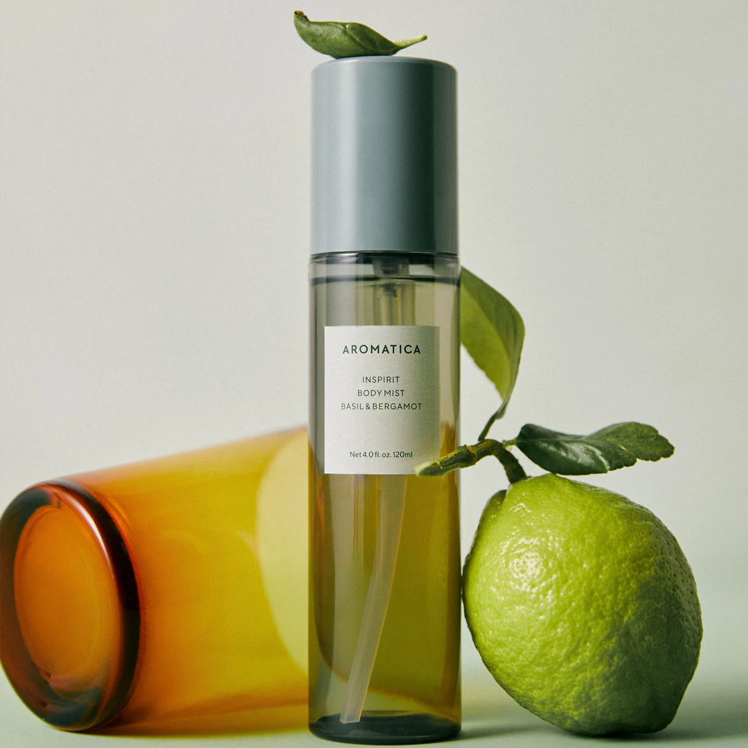 Inspirit Body Mist Basil & Bergamot 120Ml - Slowood
