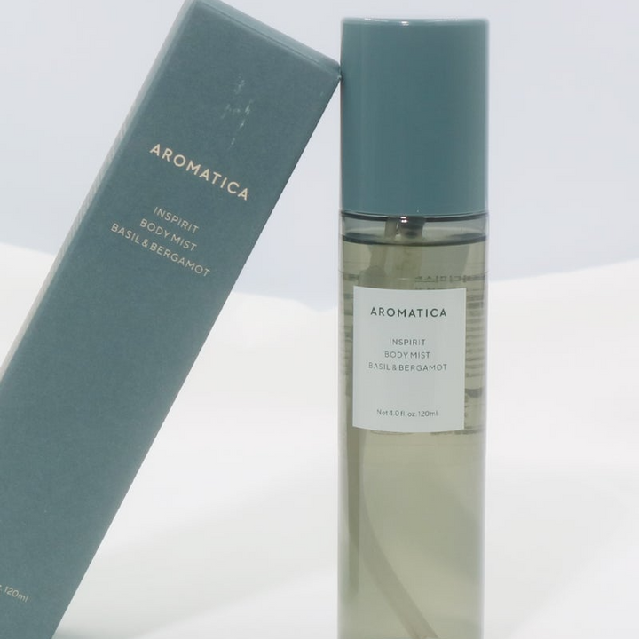 Inspirit Body Mist Basil & Bergamot 120Ml - Slowood