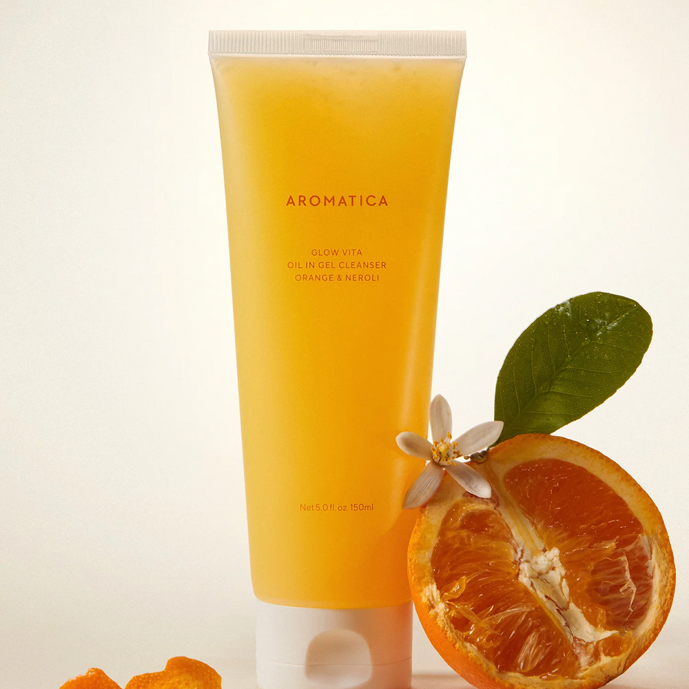 Glow Vita In Gel Cleanser Orange & Neroli 150Ml - Slowood
