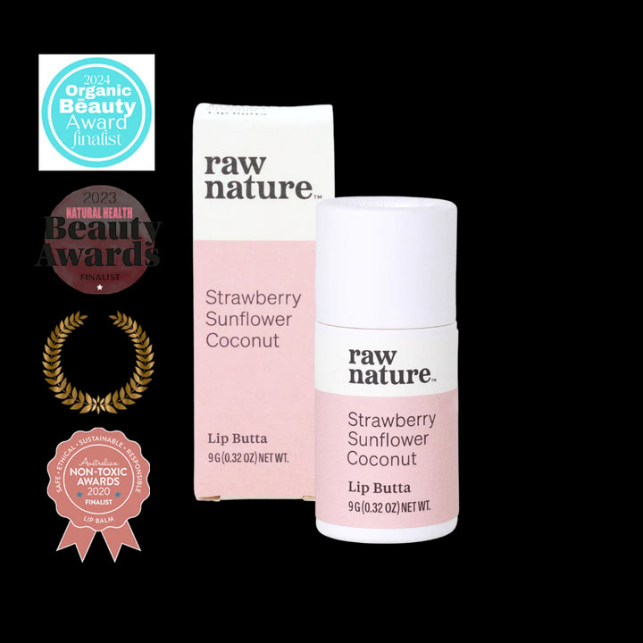 Natural Lip Balm - Strawberry 9g - Slowood