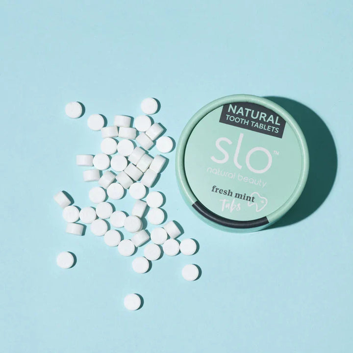 Toothpaste Tablets Fresh Mint (60 Tablets) - Slowood