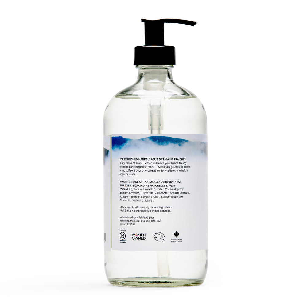 The Unscented Company - Unscented Hand Soap, 500ml (Glass/Plastic Bottle) - Slowood