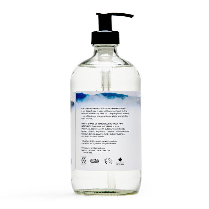 The Unscented Company - Unscented Hand Soap, 500ml (Glass/Plastic Bottle) - Slowood