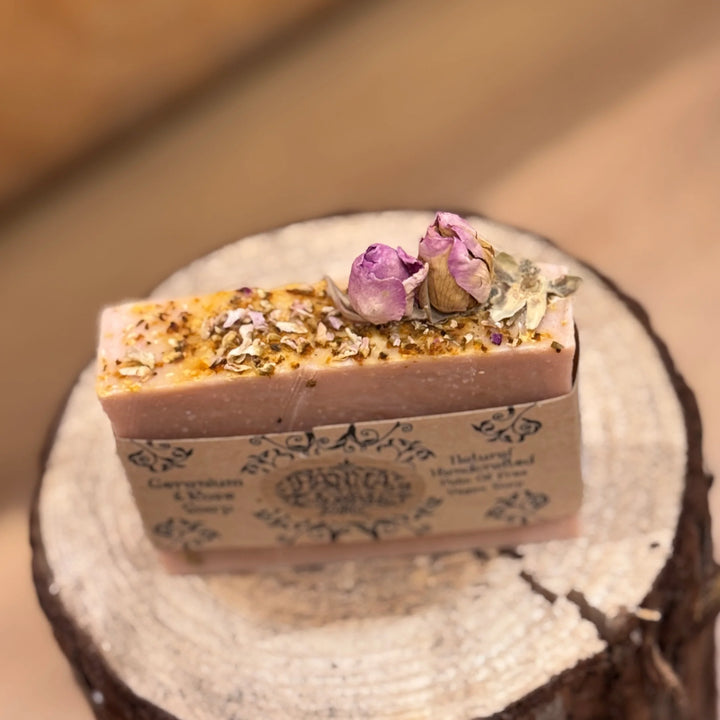 Geranium & Rose Soap 110g - Slowood