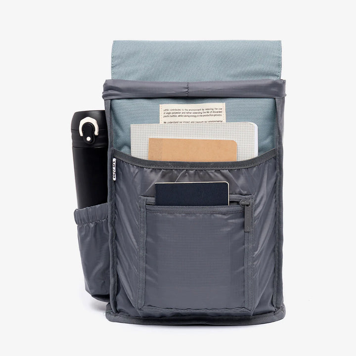 Recycled Scout Mini Backpack - Stone Blue - Slowood