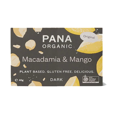 Organic Vegan Chocolate Bar - Macadamia Mango 45g - Slowood