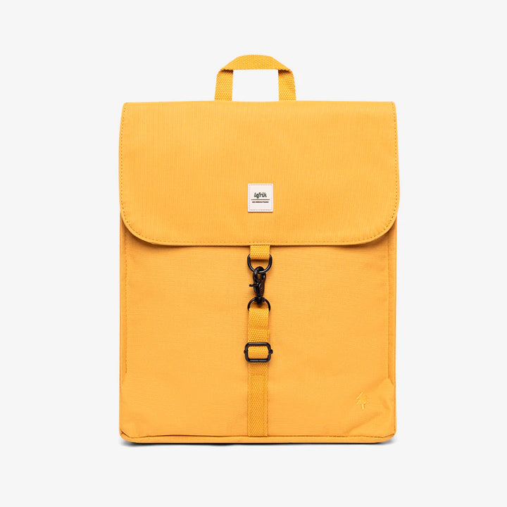Recycled Handy Mini Backpack - Mustard - Slowood