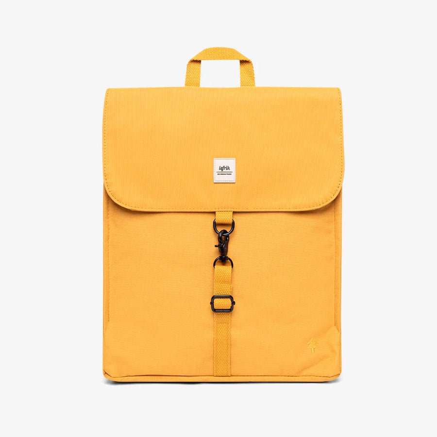 Recycled Handy Mini Backpack - Mustard - Slowood