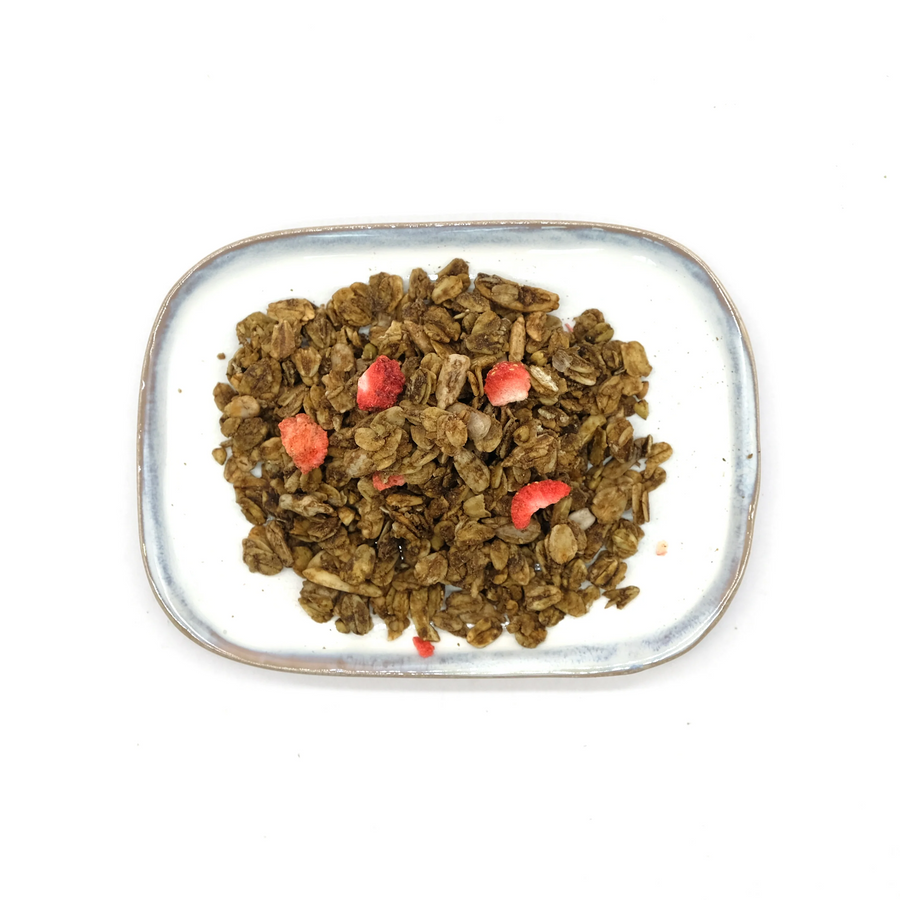 M34 Hong Kong Handcrafed Hojicha Strawberries Granola - Slowood