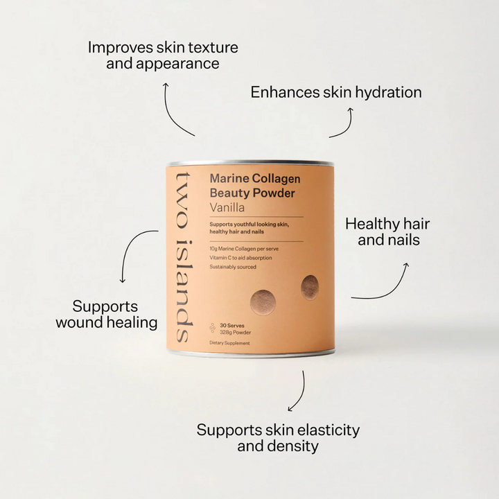 Marine Collagen Beauty Powder - Vanilla - Slowood