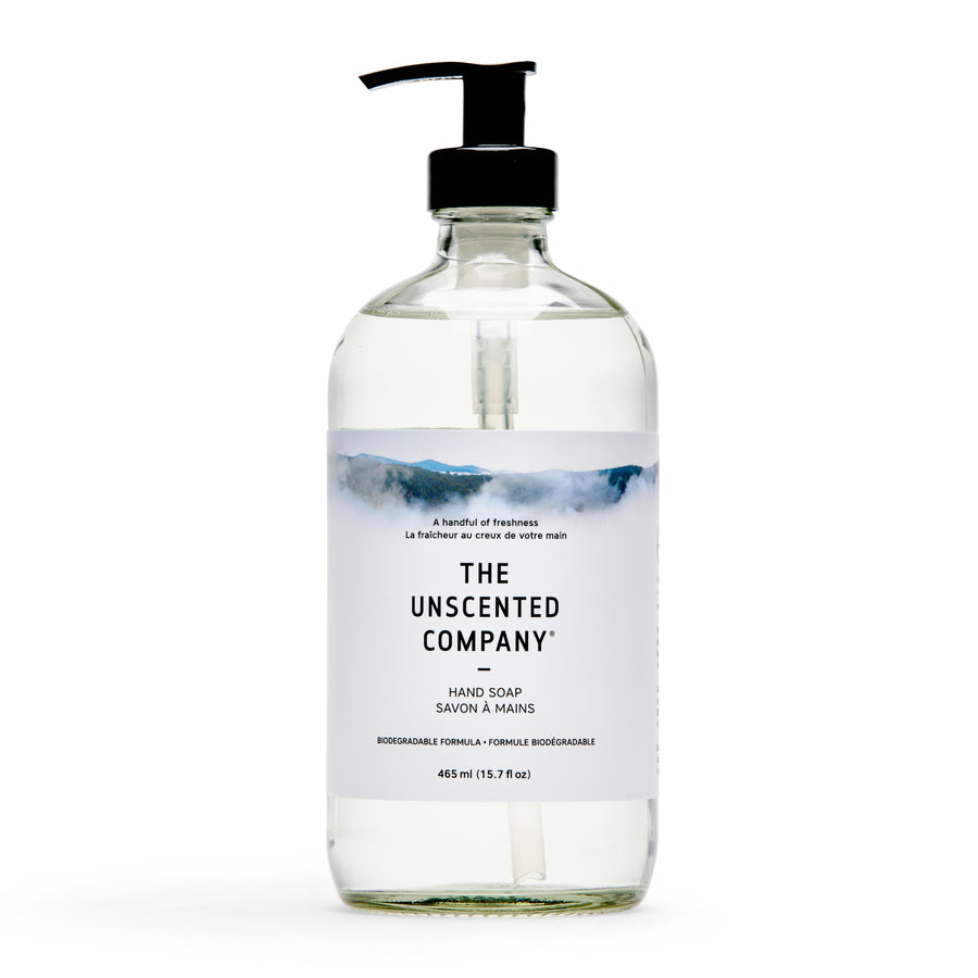 The Unscented Company - Unscented Hand Soap, 500ml (Glass/Plastic Bottle) - Slowood