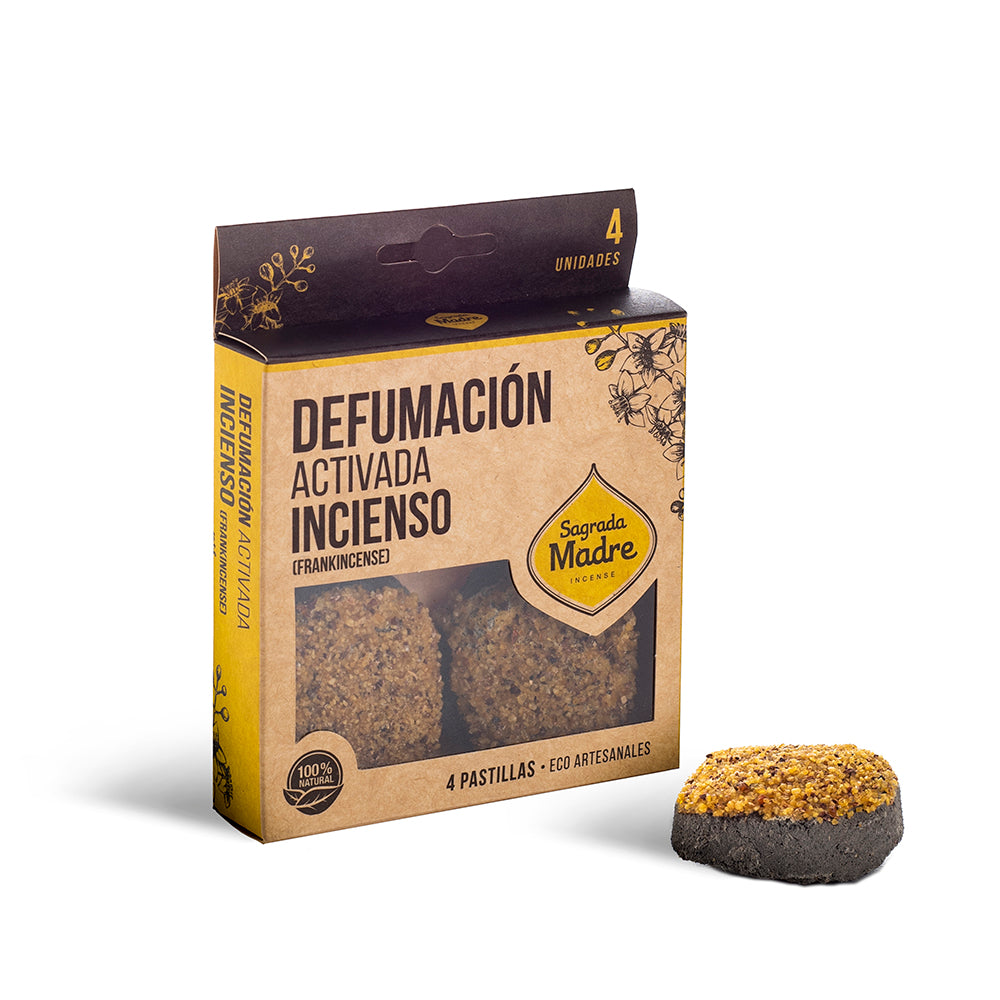 Incense Charcol Disc 4pc - Frankincense - Slowood