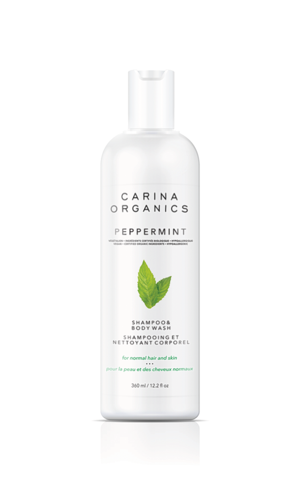 Shampoo & Body Wash - Peppermint 360ml - Slowood