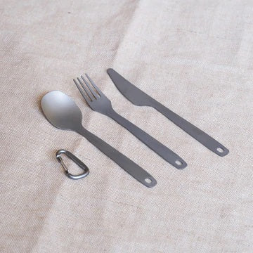 Titanium Cutlery Set - 3 PCS - Slowood