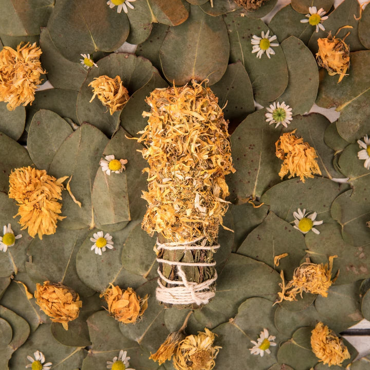 Incense Small Smudge Chamomile and Calendula (Sold by Bundle) - Slowood