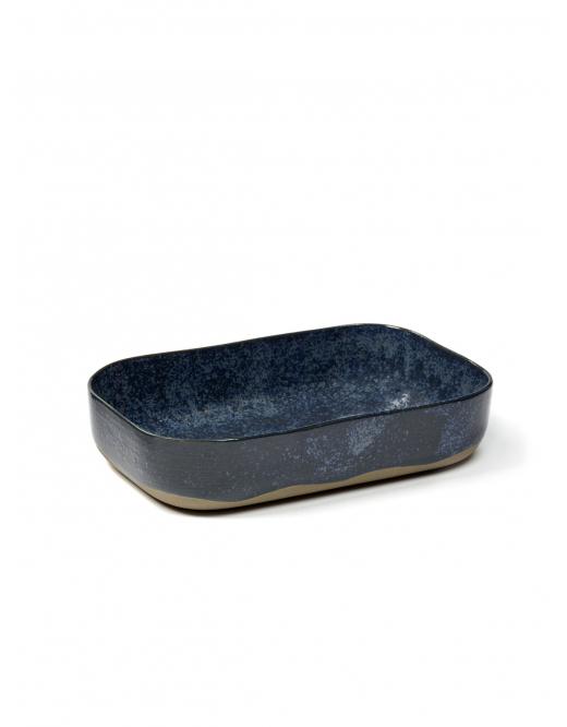 EXTRA DEEP PLATE MERCI N5 L 23x15 H5 BLUE/GREY - Slowood